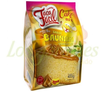 MEZCLA PARA TORTA ZAELI HAGA FACIL VAINILLA 400G
