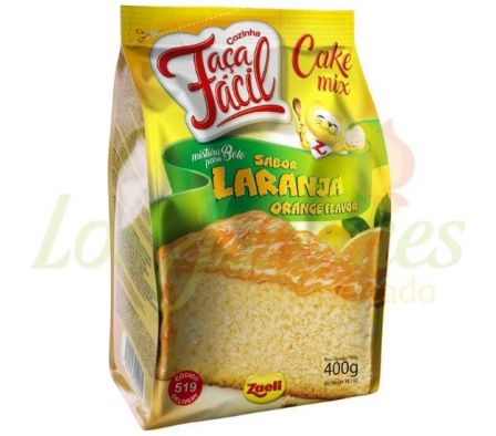 MEZCLA PARA TORTA ZAELI HAGA FACIL NARANJA 400G