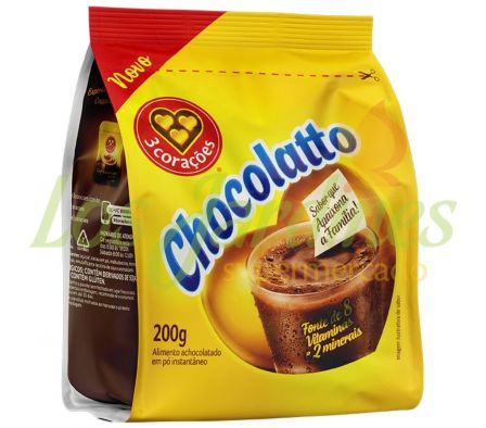 CHOCOLATE EN POLVO 3 CORAZONES 200G