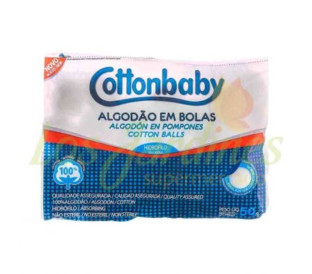 ALGODON EN PELOTITAS COTTONBABY 50 GR
