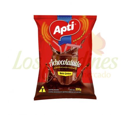 CHOCLATE EN POLVO APTI SACHET 200G