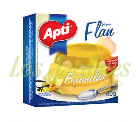 FLAN POLVO VAINILLA APTI 60G
