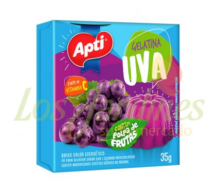 GELATINA EN POLVO APTI UVA 20G