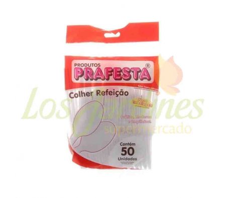 CUCHARAS PRAFESTA ARGOS MEDIANAS 50 UNID