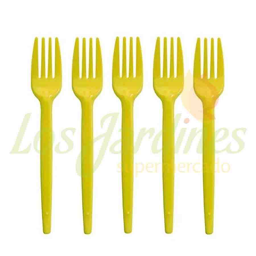 TENEDORCITOS PRAFESTA X 50 UNID. AMARILLOS ARGOS