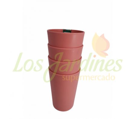 SET DE VASOS PLAST. 4PZAS RF.787/2CE