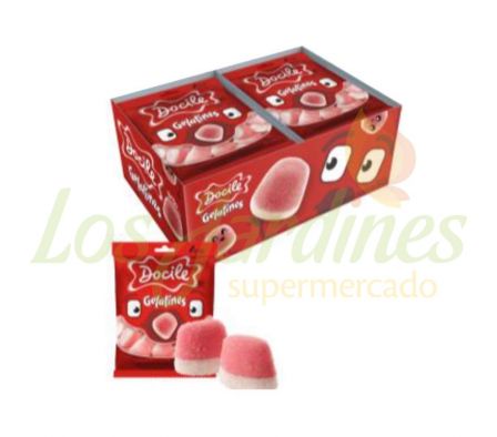 GELATINA DOCILE MINI BESOS 15G