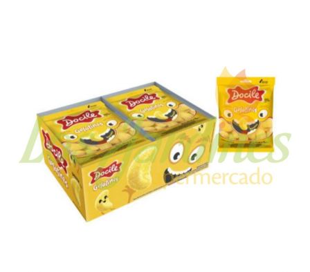 GELATINA DOCILE MINI BANANA 15G