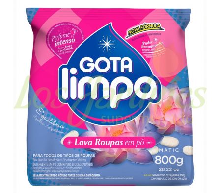 JABON EN POLVO GOTA LIMPA EQUILIBRIO 800G