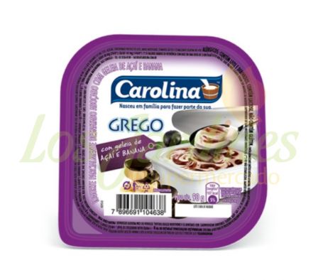 YOGURT CAROLINA GRIEGO ACAI CON BANANA X 90 GR