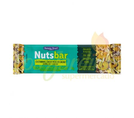 NUTS BAR CASTAÑAS COCO Y CHOCOLATE