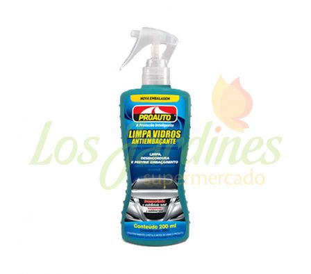 LIMPIA VIDRIOS PROAUTO ANTIEMPAÐANTE 200ML