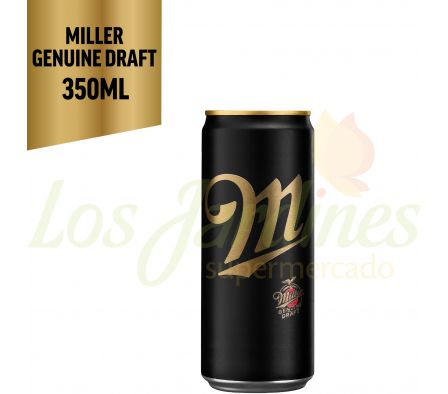 CERVEZA MILLER GENUINE DRAFT LATA 350 ML