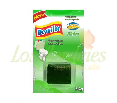 TABLETA P/INODORO DESOFLOR PINO 50G