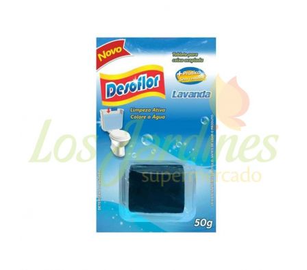 TABLETA P/INODORO DESOFLOR LAVANDA 50G
