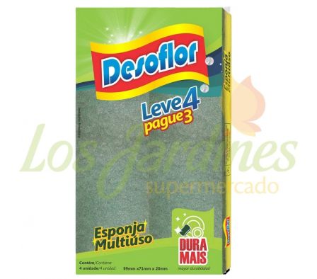 ESPONJA DESOFLOR LLEVE 4 PAGUE 3