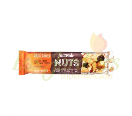 BARRA DE NUTS NATURALE MANZANA Y CANELA 30G