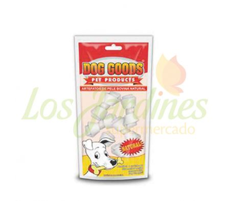 HUESO ANUDADO NATURAL DOG GOODS 2-3``(6UN)
