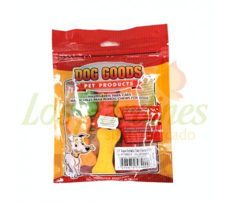 HUESO EXTRUIDO COLOR DOG GOODS 6UN