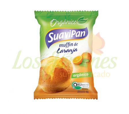 MUFFIN ORGANICO DE NARANJA SUAVIPAN 40G