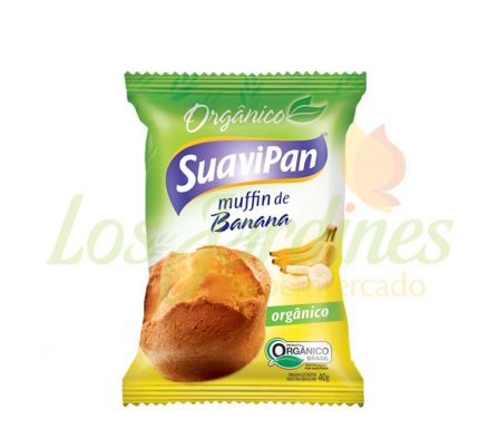 MUFFIN ORGANICO DE BANANA SUAVIPAN 40G