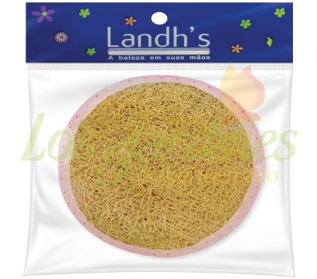 ESPONJA VEGETAL REDONDA COSTURADA