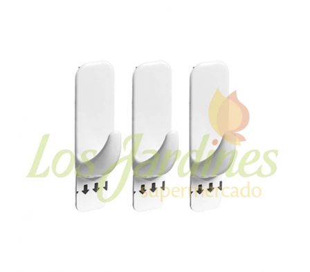 GANCHO RECT. BLANCO C/ADHESI REM-P RF.OR30211