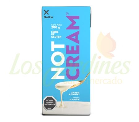 CREMA DE LECHE VEGETAL NOTCO NOTCREAM 200G