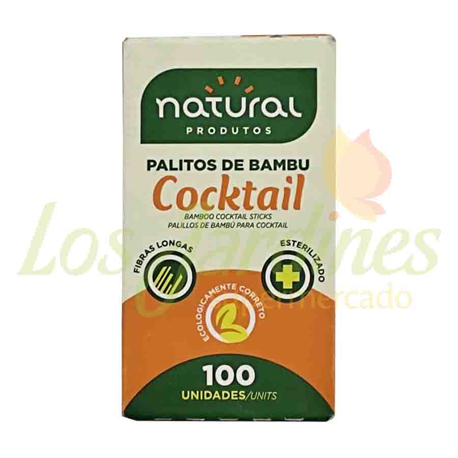 PALITO BAMBU P/ COCKTAIL 500 PQTES (100)