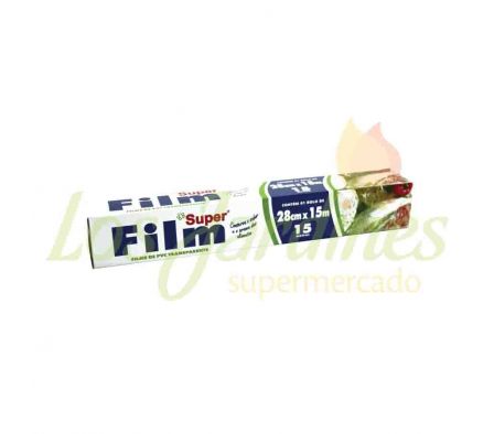 FILM SUPER PLUS DE PVC 28CM x 15MTS
