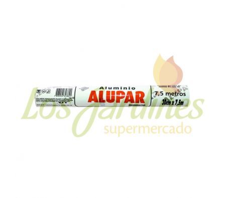 PAPEL ALUMINIO ALUMPAR 30CM x 7,5MTS