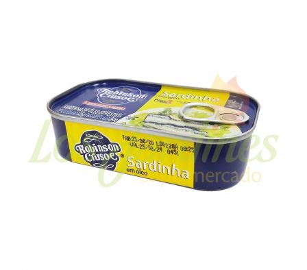SARDINAS AL ACEITE ROBINSON CRUSOE 125G