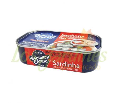 SARDINAS SALSA TOMATE ROBINSON CRUSOE 125 GR