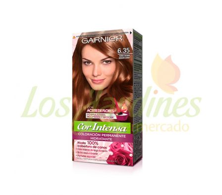 TINTE GARNIER COR INTENSA 6.35 CHOCOLATE NATURAL.