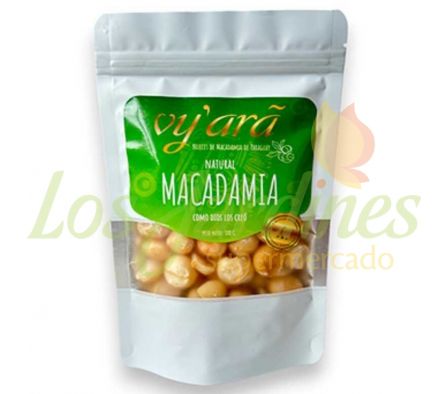 NUEZ DE MACADAMIA VY´ARA NATURAL 100G
