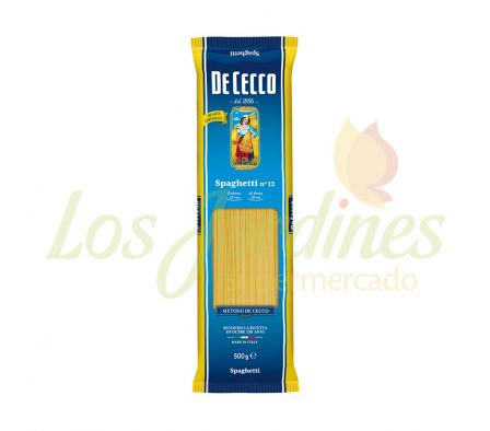 PASTAS SPAGHETTI 12 DE CECCO 500 GR