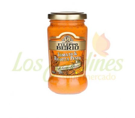 PESTO DE TOMATE Y RICOTTA FILIPPO BERIO 190 GR-