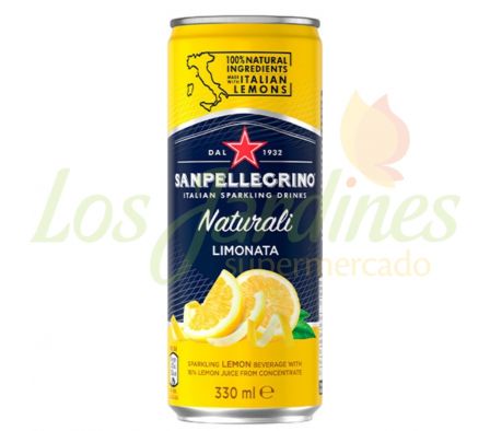 AGUA SABORIZADA SANPELLEGRINO LIMONATA 330ML