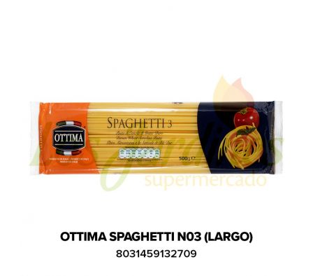 PASTAS SPAGHETTI N03 (LARGO) OTTIMA 500 GR