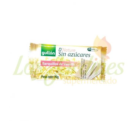 GALLETITA GULLON BARQUILLOS VAINILLA 70G