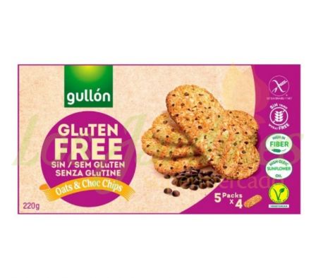 GALLETITAS AVENA Y CHIP SIN GLUTEN 220G