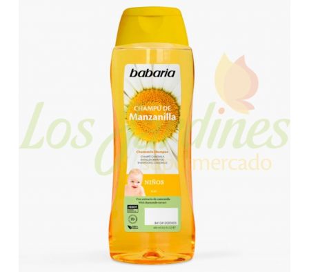 SHAMPOO PARA NIÑOS BABARIA MANZANILLA 600ML