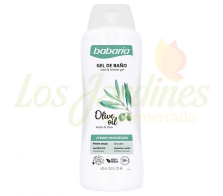 GEL DE BAÑO BABARIA OLIVA 600ML