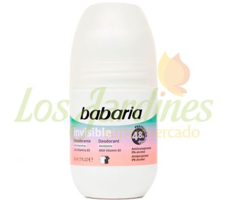 DESODORANTE BABARIA INVISIBLE ANTIMANCHAS +VIT B3