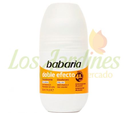 DESODORANTE BABARIA DOBLE EFECTO PIEL SEDOSA + VIT
