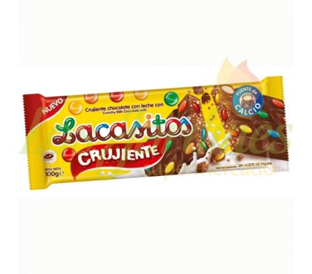 TABLETA DE CHOCOLATE CRUJIENTE LACASITOS 100G