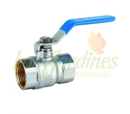 VALVULA ESFERICA MONO LATON 1´´ BSP PASO TOTAL