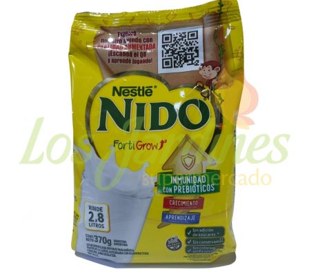 LECHE EN POLVO NIDO FORTIGROW 3D 370G
