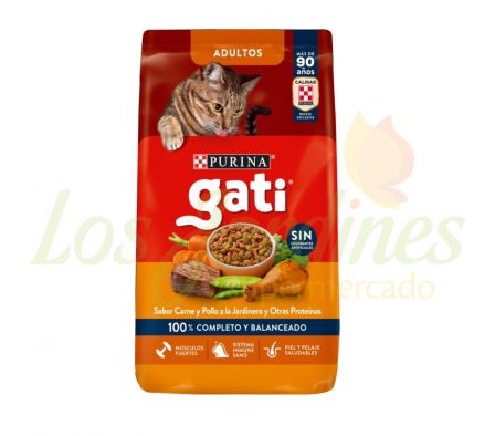 ALIMENTO PARA GATOS GATI CARNE Y POLLO 15K