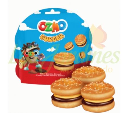 GALLETAS OZMO BURGUER RELLENO CHOCOLATE 40 GR